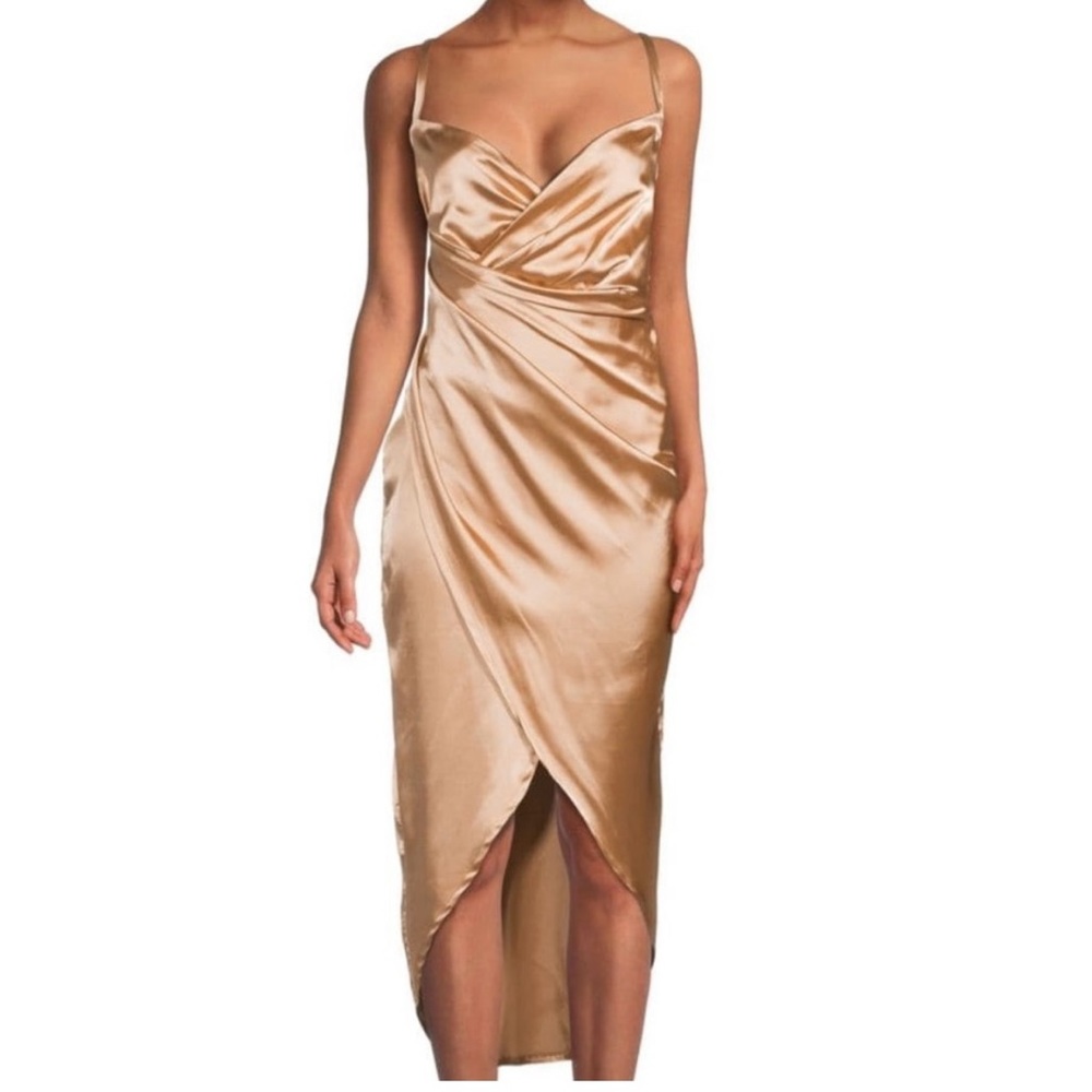 NWT RACHEL ROY SATIN DRESS size S